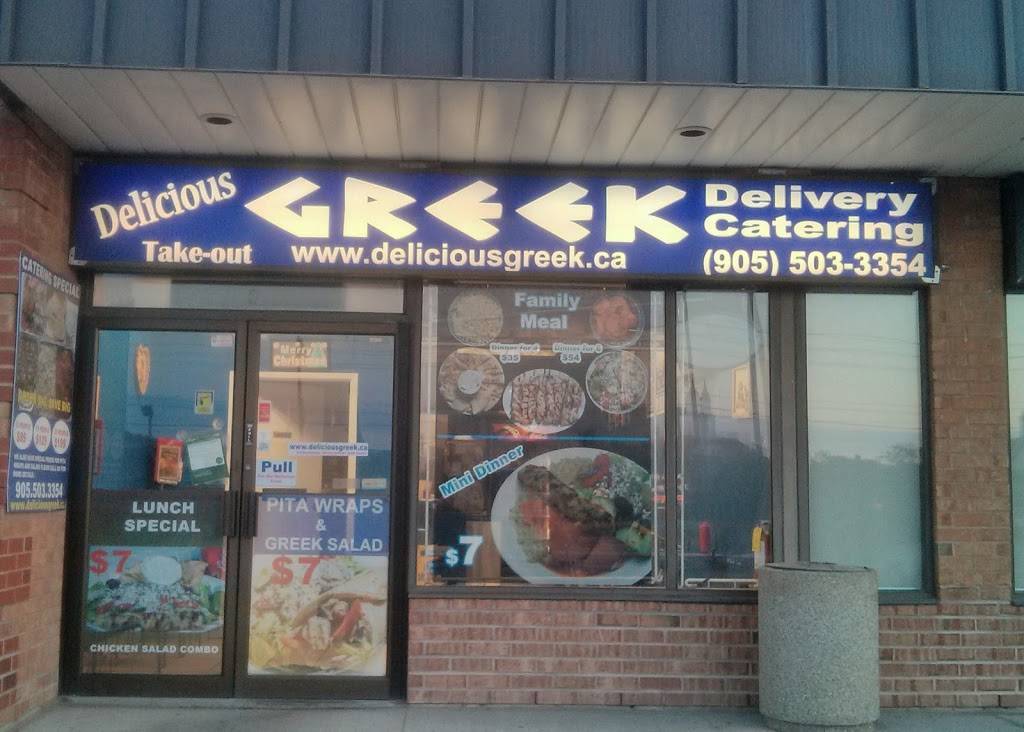 Delicious Greek | restaurant | 297 Wellington St E #3, Aurora, ON L4G 6K9, Canada | 9055033354 OR +1 905-503-3354
