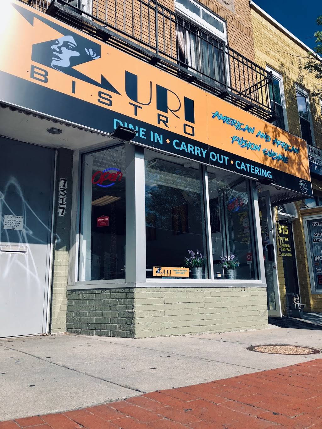 Zuri Bistro | restaurant | 7317 Georgia Ave NW, Washington, DC 20012, USA | 2028299464 OR +1 202-829-9464