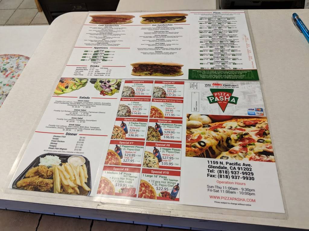 Pizza Pasha | meal delivery | 1159 N Pacific Ave, Glendale, CA 91202, USA | 8189379929 OR +1 818-937-9929