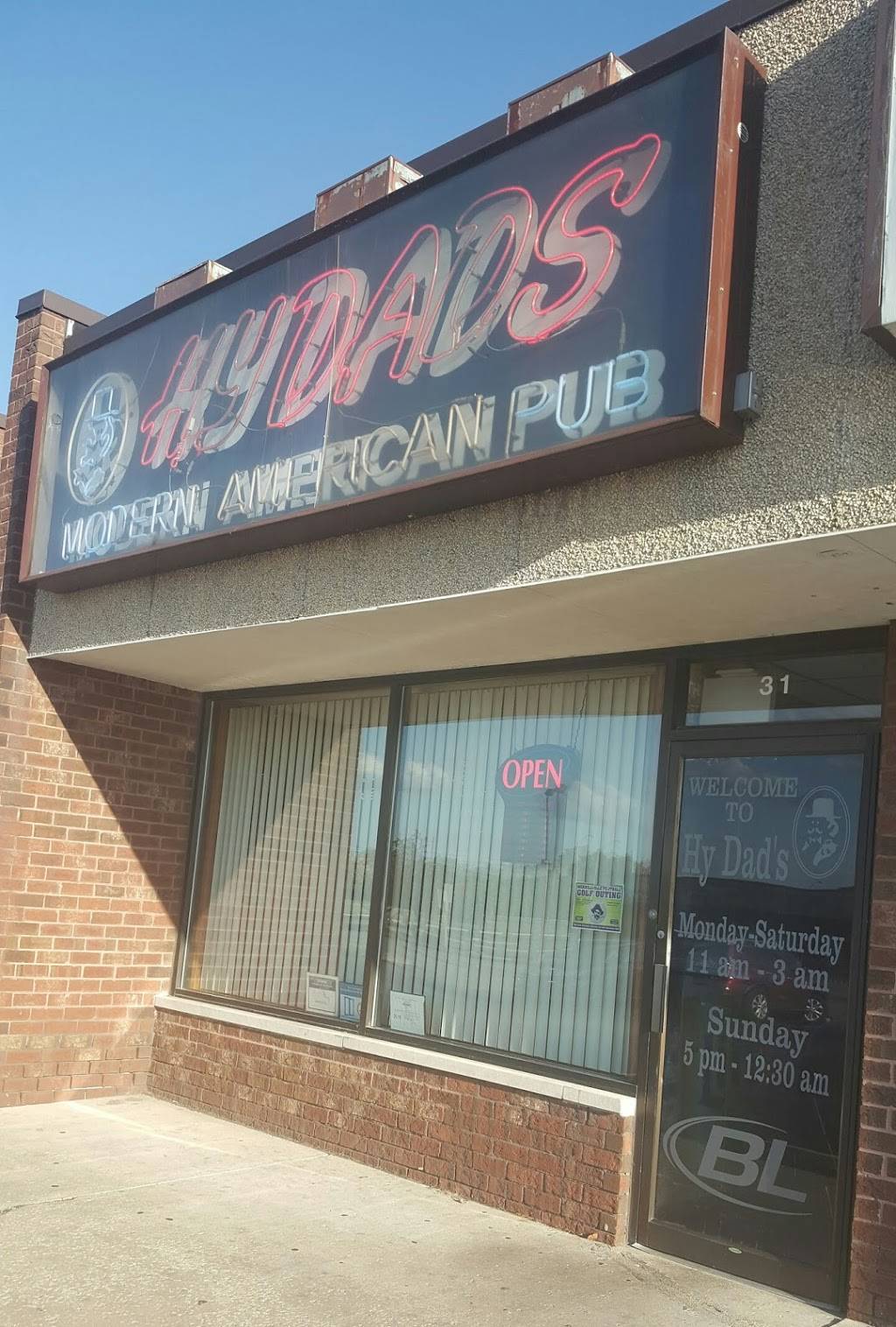 Hydads | restaurant | 31 W 80th Pl, Merrillville, IN 46410, USA | 2197369110 OR +1 219-736-9110