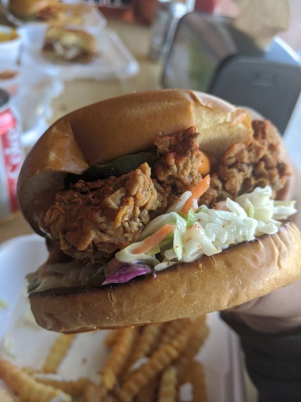 The Hot Clucker | restaurant | 7365 W Sahara Ave Suite A, Las Vegas, NV 89117, USA | 7028881001 OR +1 702-888-1001