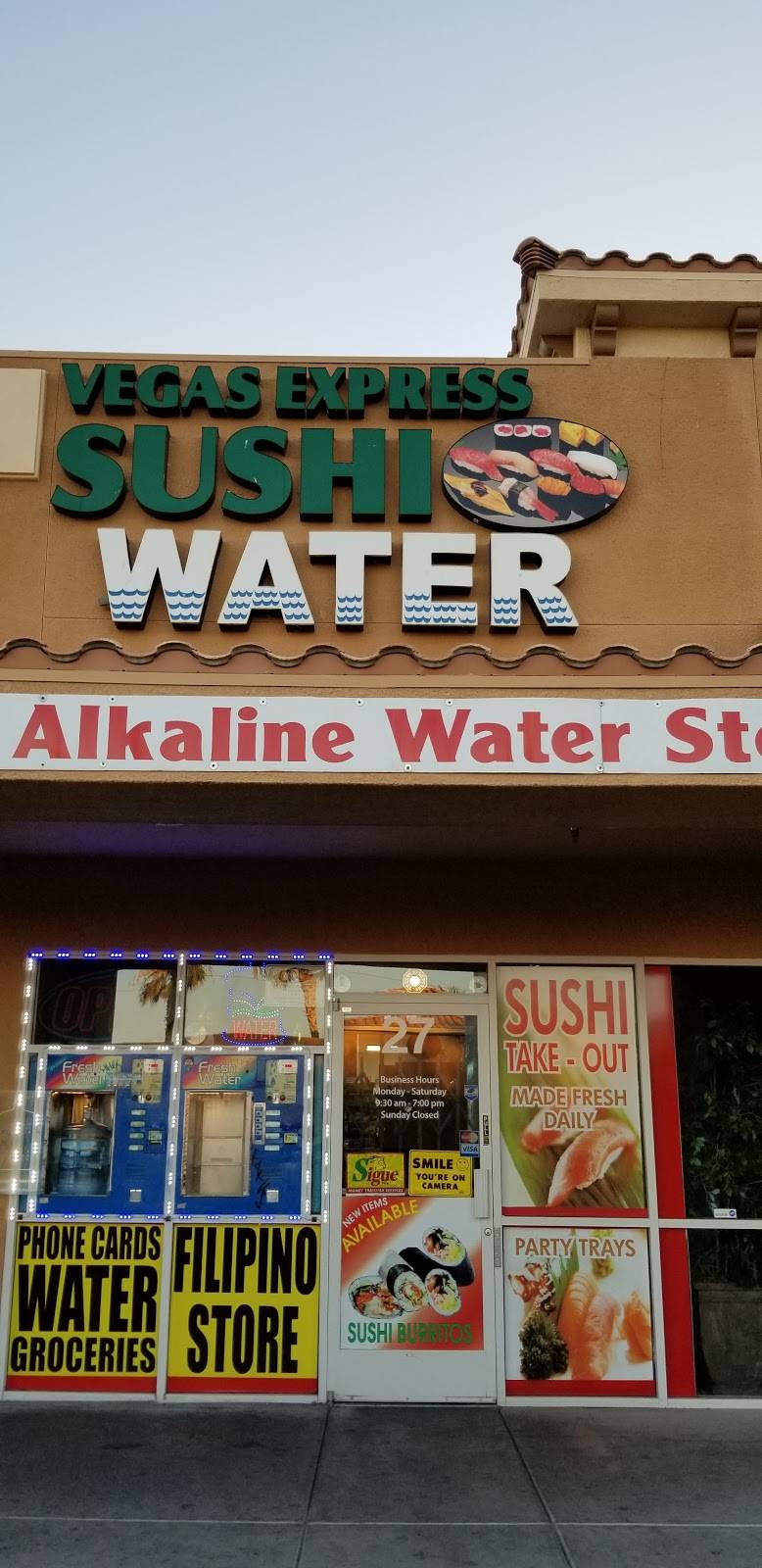 Vegas Express Sushi | restaurant | 7835 S Rainbow Blvd #27, Las Vegas, NV 89139, USA | 7022480097 OR +1 702-248-0097