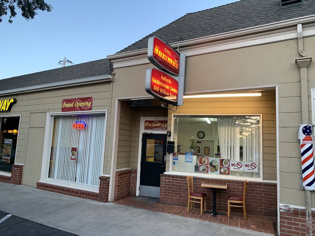 King Hummus | restaurant | 840 Willow Rd, Menlo Park, CA 94025, USA | 6505614574 OR +1 650-561-4574