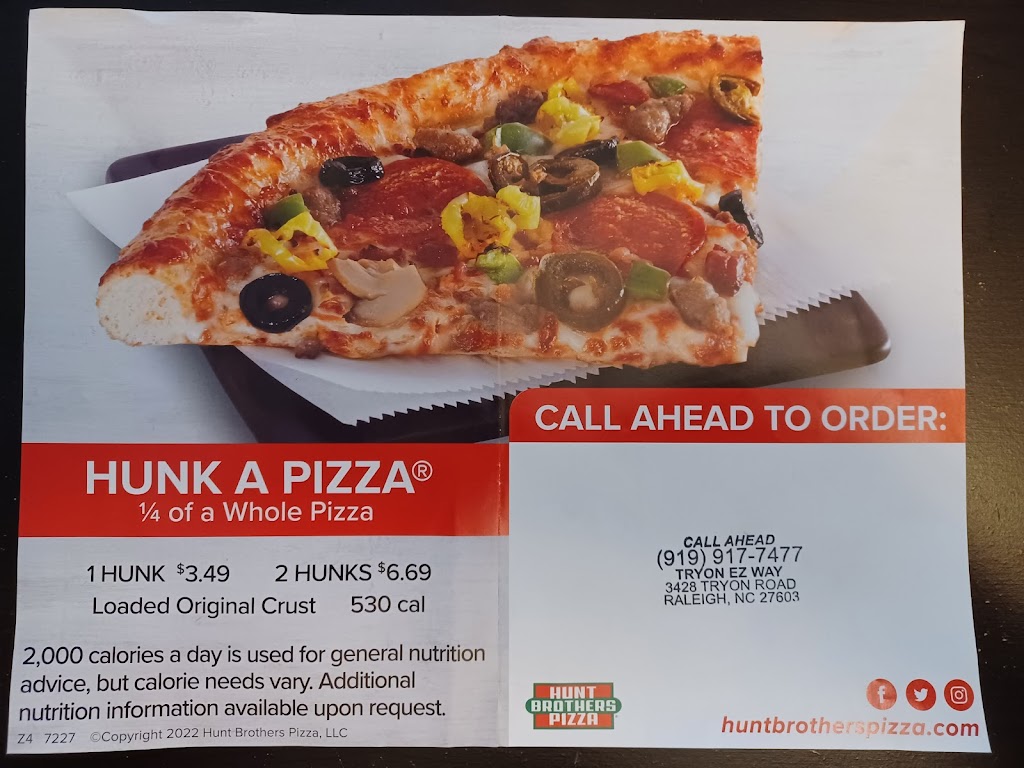 Hunt Brothers Pizza | restaurant | 3428 Tryon Rd, Raleigh, NC 27603, USA | 9199177477 OR +1 919-917-7477