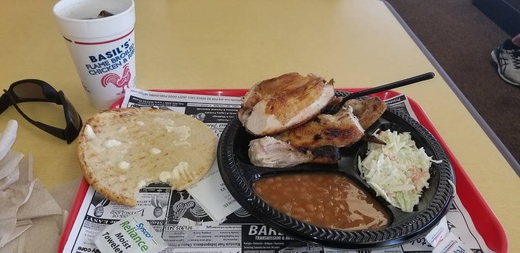 Basils Flame Broiled Chicken | restaurant | 4300 Bee Ridge Rd, Sarasota, FL 34233, USA | 9413775474 OR +1 941-377-5474