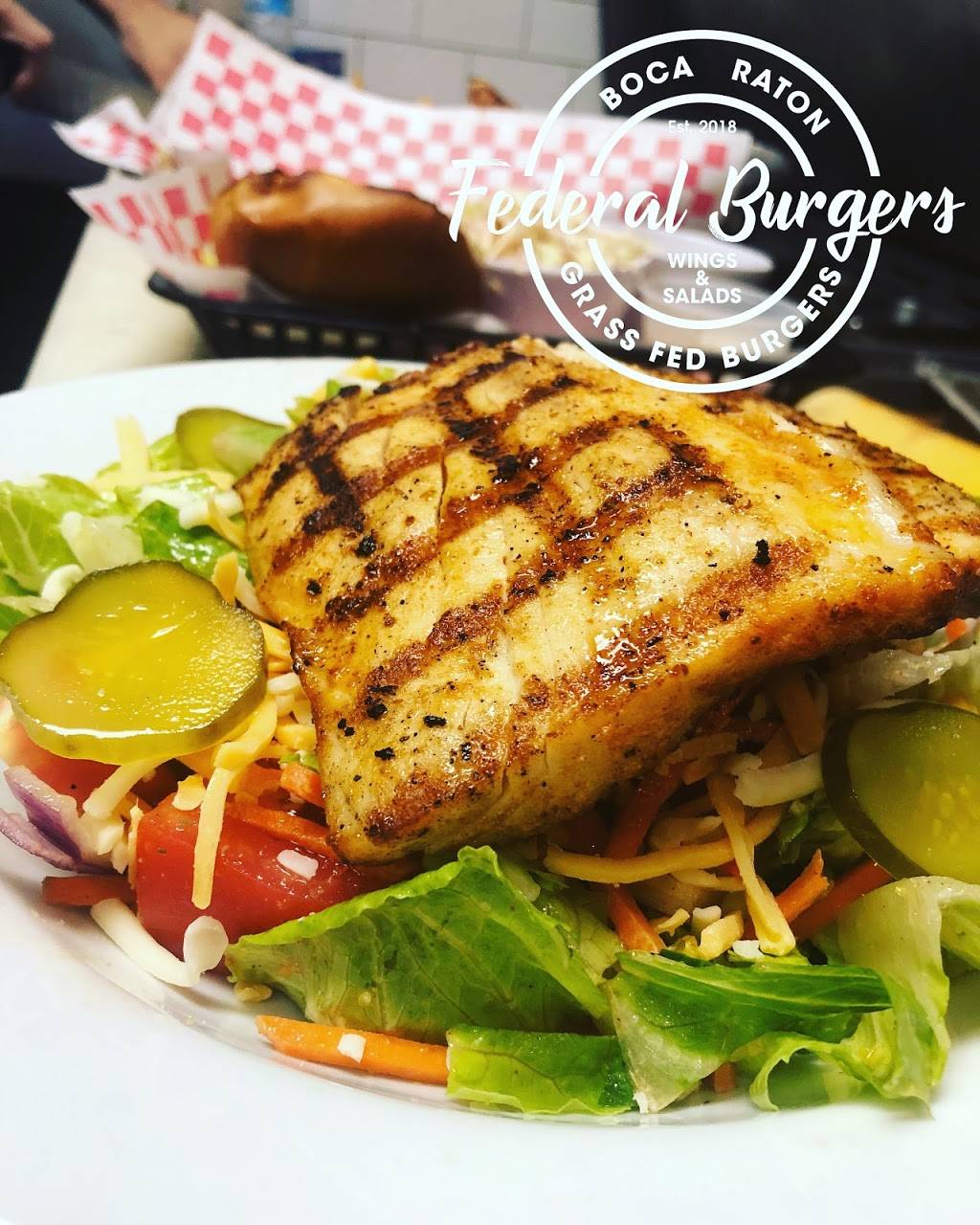 Federal Burgers & Wings | restaurant | 2831 N Federal Hwy, Boca Raton, FL 33431, USA | 5614477995 OR +1 561-447-7995