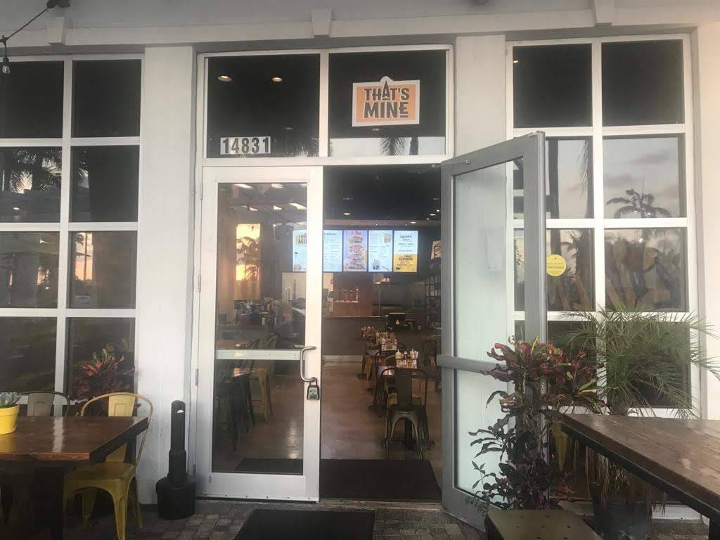 Thats Mine Burgers | restaurant | 14831 Biscayne Blvd, North Miami Beach, FL 33181, USA | 3057052143 OR +1 305-705-2143