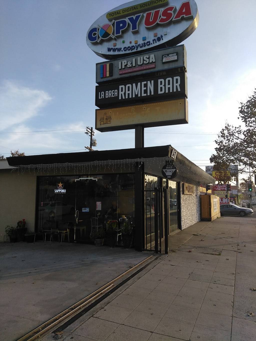 La Brea Ramen Bar | restaurant | 850 South La Brea Ave, Los Angeles, CA 90036, USA | 3235499486 OR +1 323-549-9486