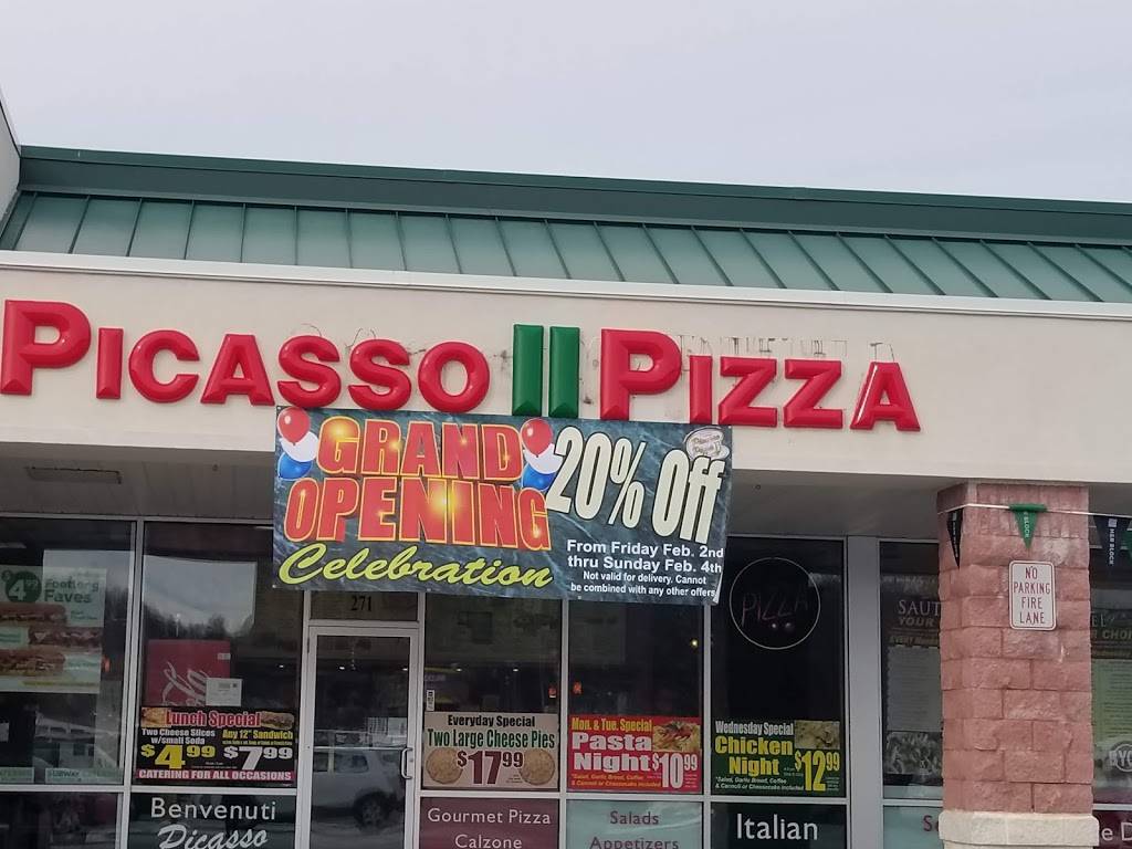 Picasso Pizza II | restaurant | 271 Town Center Blvd, Easton, PA 18040, USA | 6109237795 OR +1 610-923-7795
