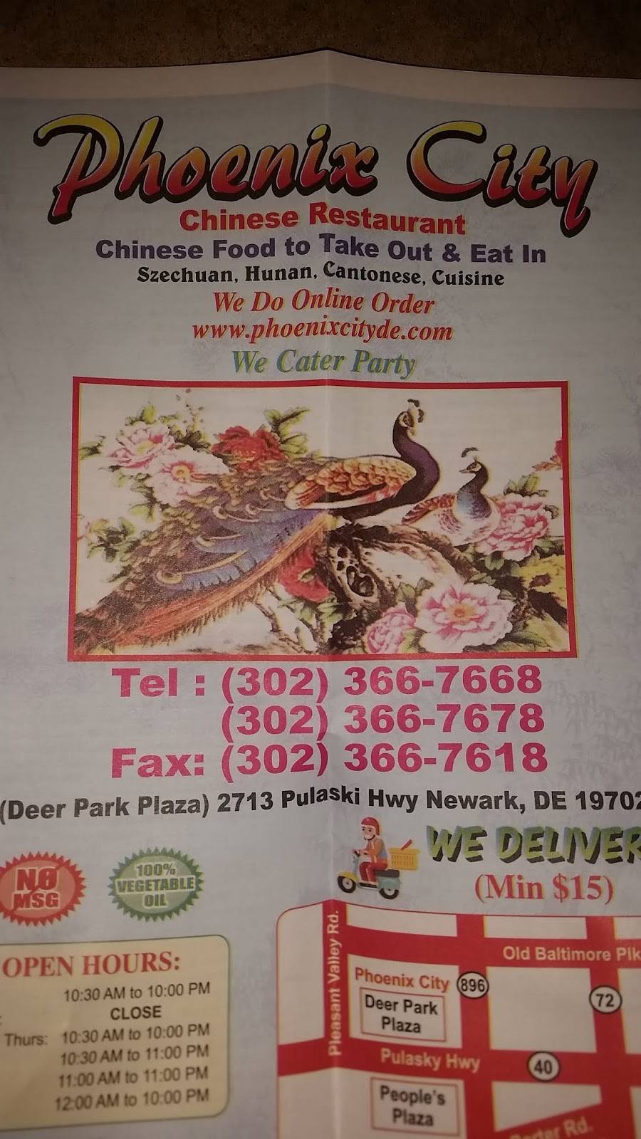 Phoenix City | restaurant | 2713 Pulaski Hwy, Newark, DE 19702, USA | 3023667668 OR +1 302-366-7668