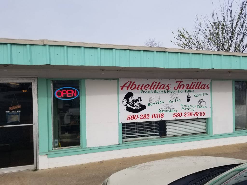 Abuelitas Tortillas | restaurant | 100 US-77, Marietta, OK 73448, USA | 5802820318 OR +1 580-282-0318