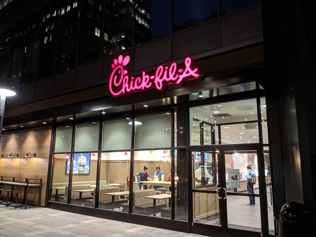 Chick-fil-A | restaurant | 1175 Peachtree St NE Suite 110, Atlanta, GA 30361, USA | 4046853636 OR +1 404-685-3636