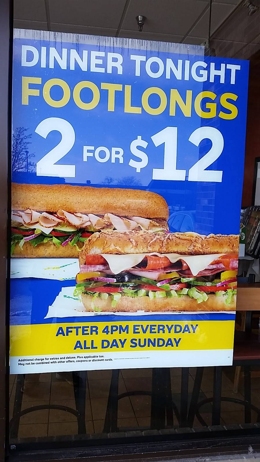 Subway Restaurants | restaurant | 122 Bartlett Plaza, Bartlett, IL 60103, USA | 6302139919 OR +1 630-213-9919