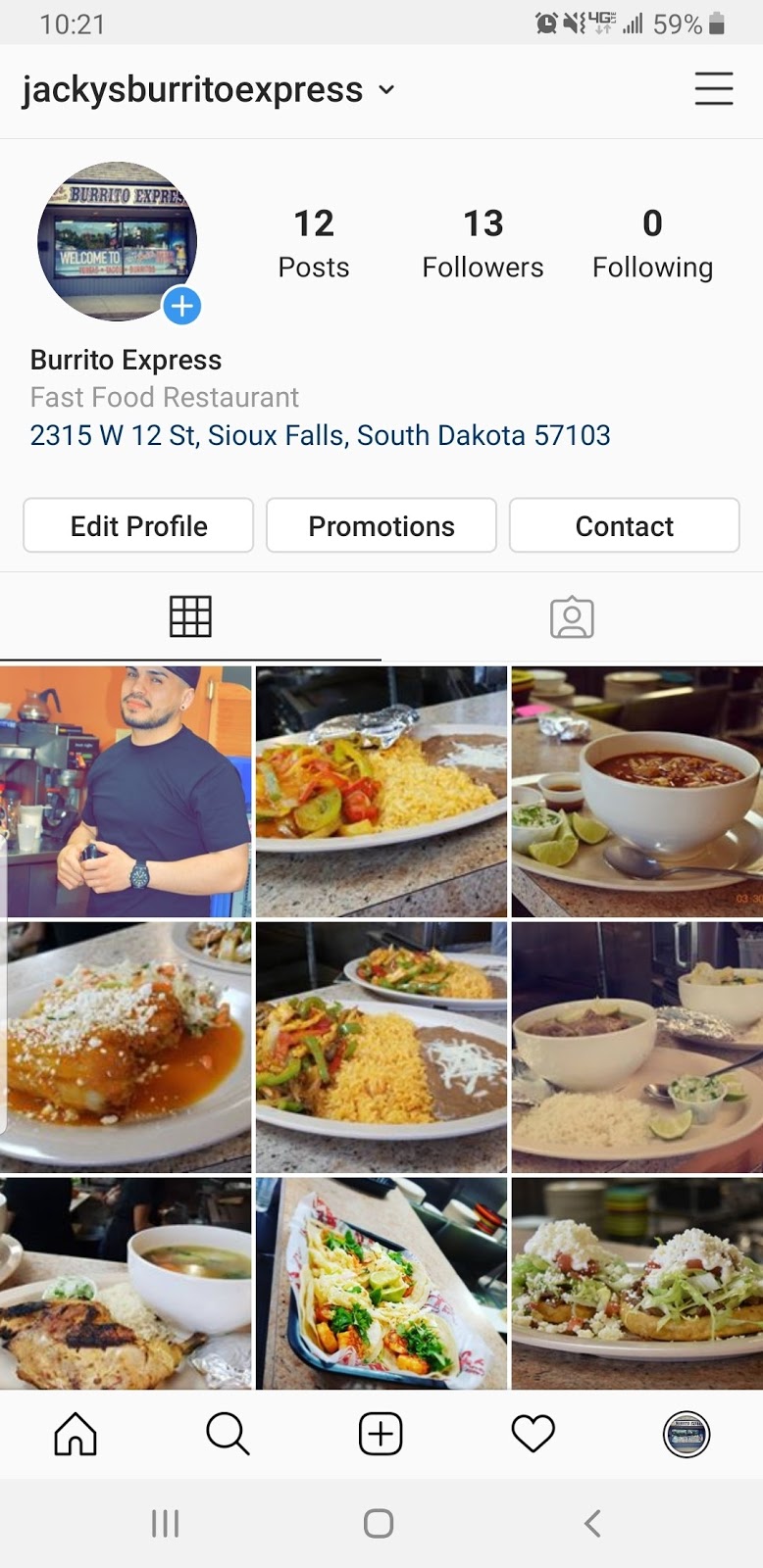 Jackys Burrito Express | Order Online | restaurant | 2315 W 12th St, Sioux Falls, SD 57104, USA | 6052711104 OR +1 605-271-1104