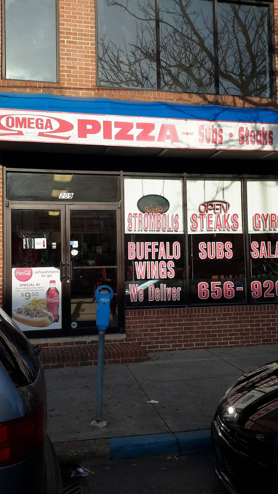 Omega Pizza | restaurant | 209 W 4th St, Wilmington, DE 19801, USA | 3026569200 OR +1 302-656-9200