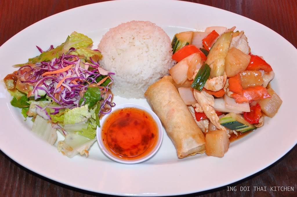 Ing Doi Thai Kitchen | restaurant | 28072 Bouquet Canyon Rd, Saugus, CA 91350, USA | 6612639888 OR +1 661-263-9888