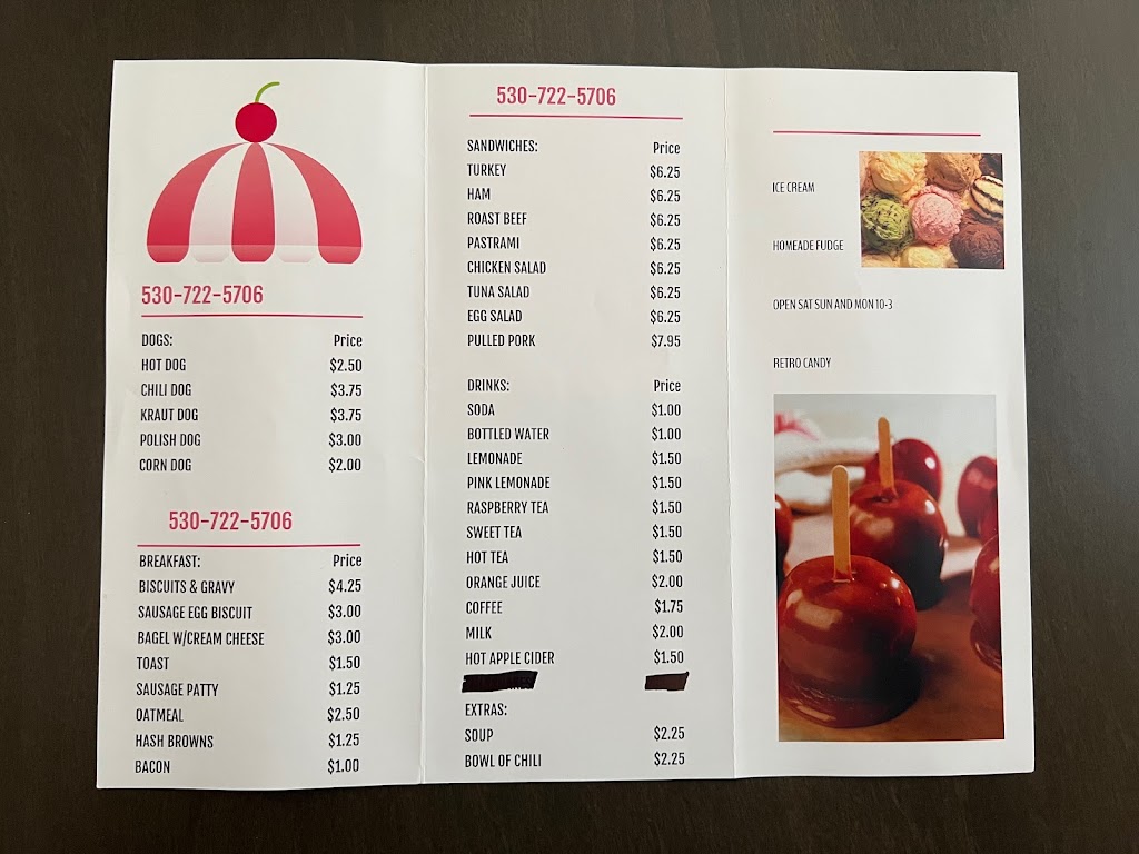 C & C Candies | restaurant | 316 W Miner St, Yreka, CA 96097, USA | 5307225706 OR +1 530-722-5706