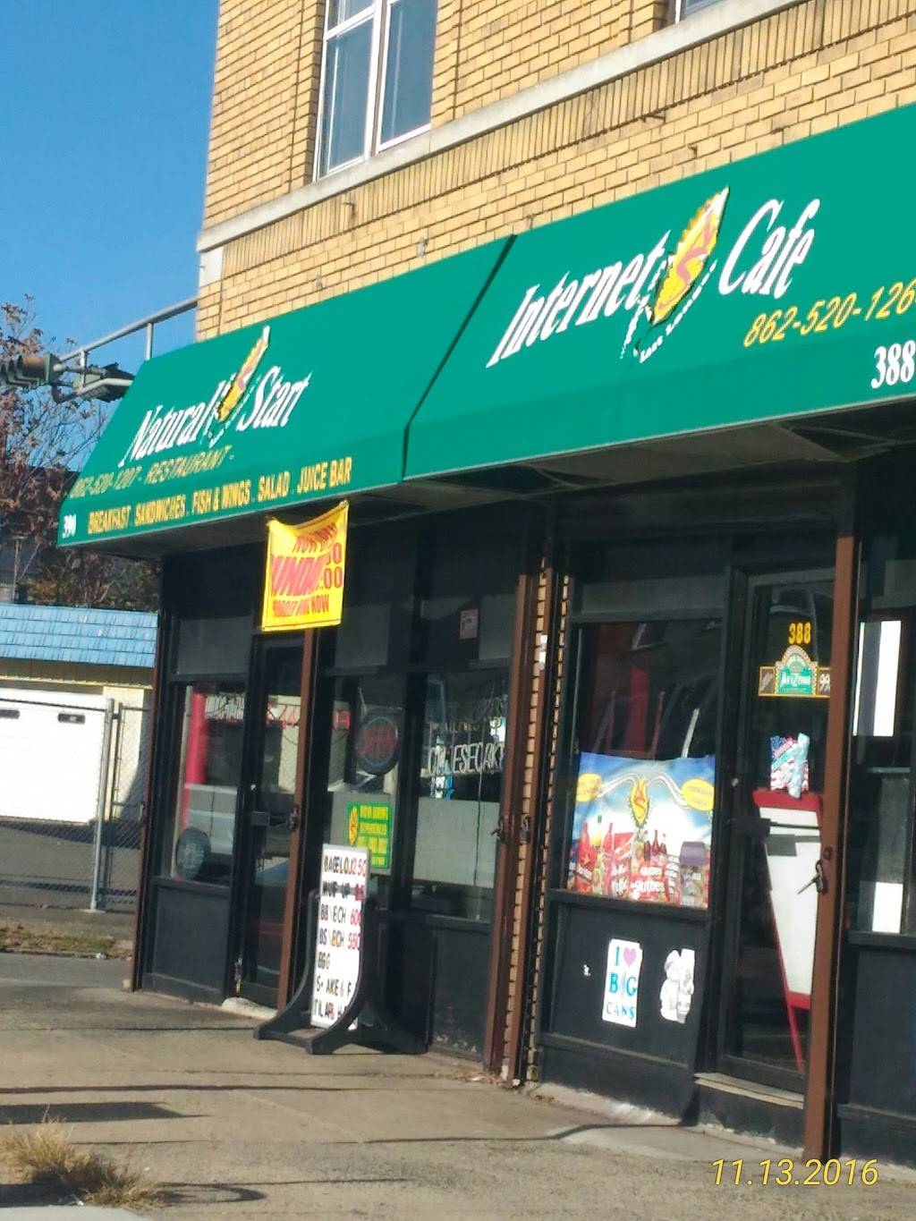 Natural Start | restaurant | 390 Springdale Ave, East Orange, NJ 07017, USA | 8625201207 OR +1 862-520-1207