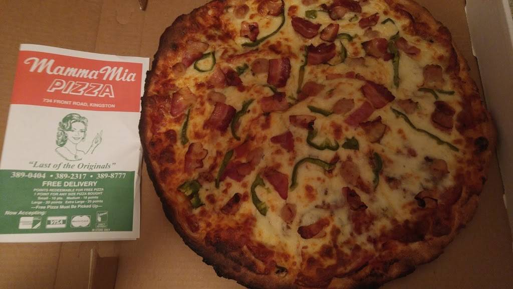 Mamma Mia pizza | restaurant | 734 Front Rd, Kingston, ON K7M 4L5, Canada | 6133898777 OR +1 613-389-8777