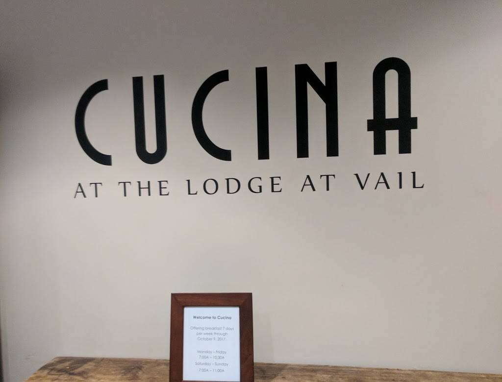 Cucina | restaurant | 174 Gore Creek Dr, Vail, CO 81657, USA | 9707547872 OR +1 970-754-7872