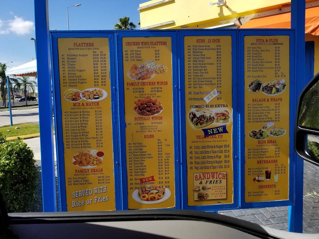 Yellow Tail Sub & Grill | restaurant | Naranja Lakes Shopping Center, 27275 S Dixie Hwy, Homestead, FL 33032, USA | 3052425501 OR +1 305-242-5501