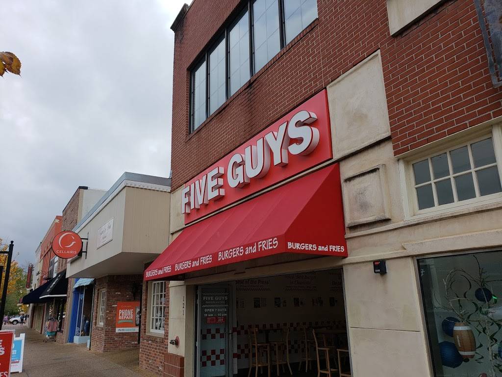 Five Guys | meal takeaway | 121 N College St, Auburn, AL 36830, USA | 3345028388 OR +1 334-502-8388