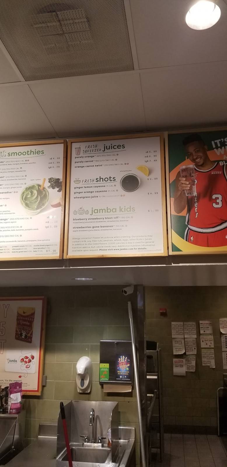 Jamba Murray Scholls Town Center | restaurant | 14700 SW Murray Scholls Dr Suite #103, Beaverton, OR 97007, USA | 5033725494 OR +1 503-372-5494