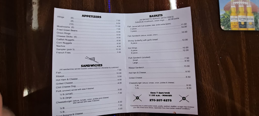 J & F Billiards | restaurant | 415 S Washington St, Clinton, KY 42031, USA | 2702078275 OR +1 270-207-8275