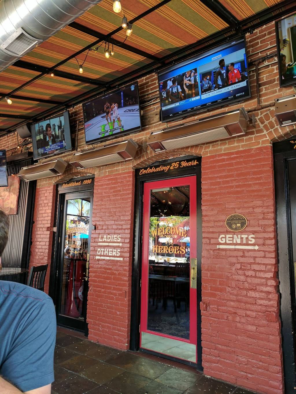 Heroes Bar & Grill | restaurant | 125 W Santa Fe Ave, Fullerton, CA 92832, USA | 7147384356 OR +1 714-738-4356