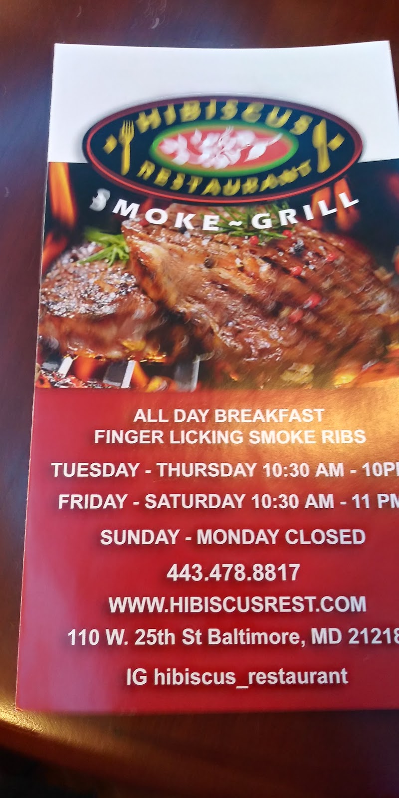 Hibiscus Restaurant | restaurant | 110 W 25th St, Baltimore, MD 21218, USA | 4434788817 OR +1 443-478-8817