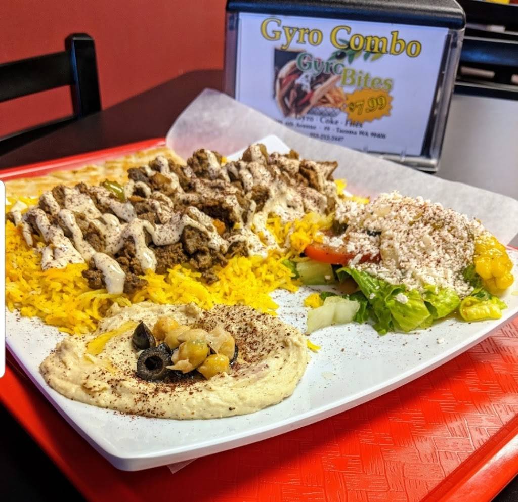 Gyro Bites | restaurant | 6409 6th Ave, Tacoma, WA 98406, USA | 2532122447 OR +1 253-212-2447