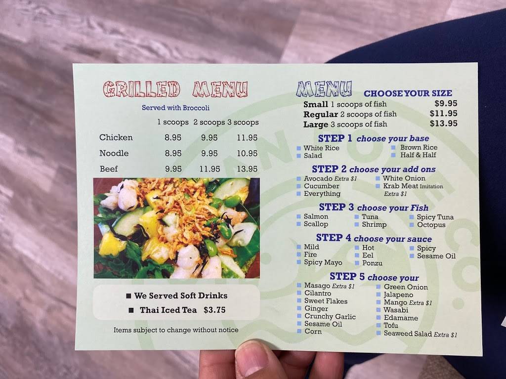 OCEAN POKE | restaurant | 5353 N Socrum Loop Rd, Lakeland, FL 33809, USA | 8639403408 OR +1 863-940-3408