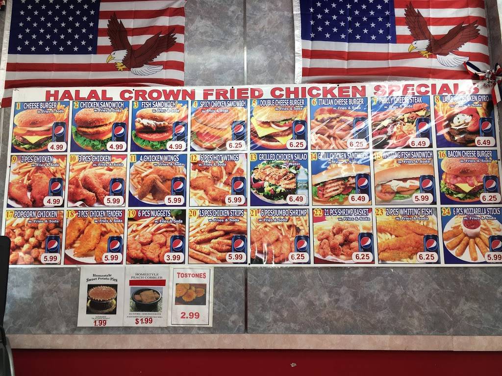 Crown fried chicken | restaurant | 2622, 40 Kimberly Ave, New Haven, CT 06519, USA | 2038438664 OR +1 203-843-8664