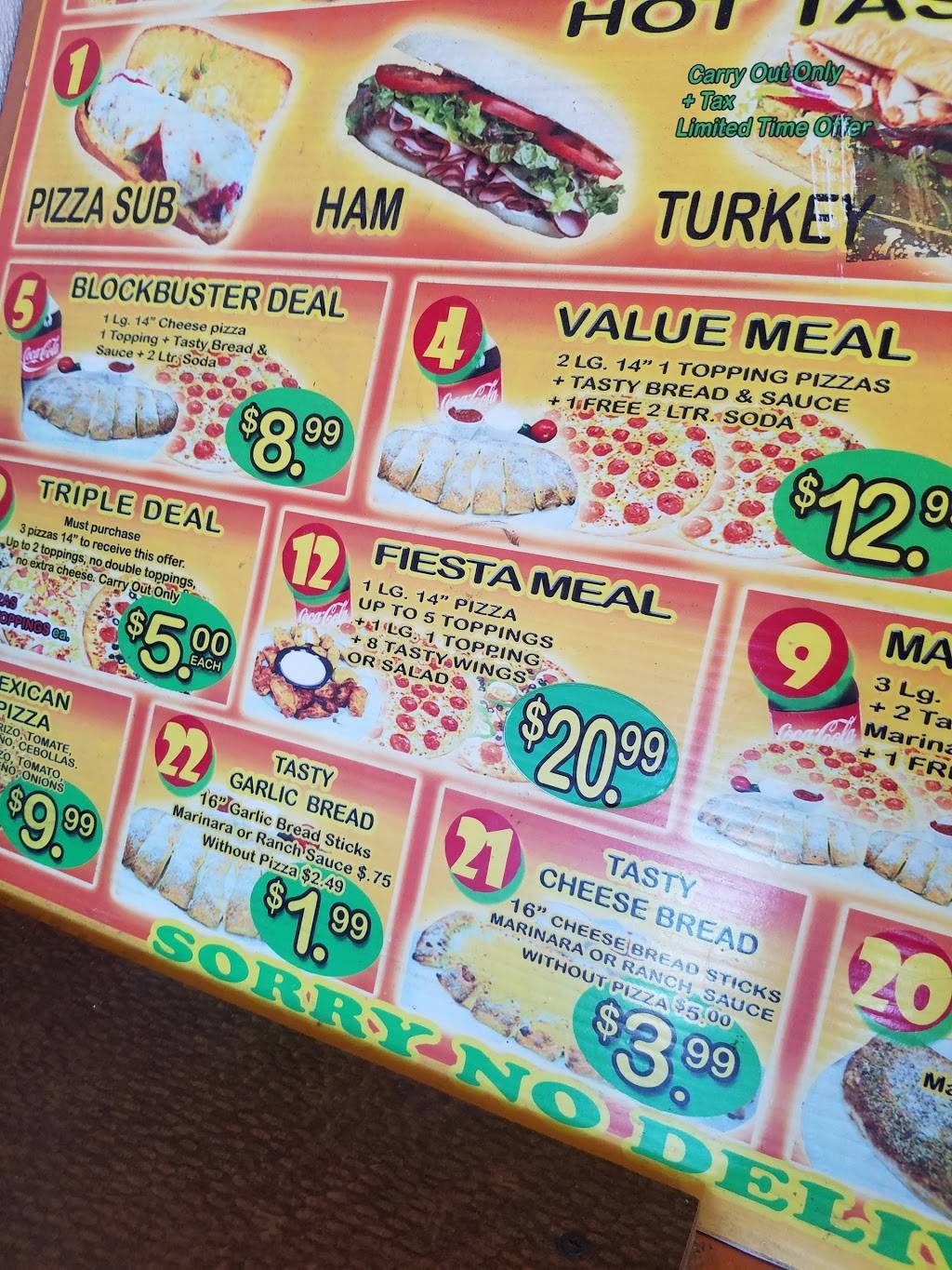 hot tasty Pizza | restaurant | 1826 Coronado Ave, San Diego, CA 92154, USA | 6194293100 OR +1 619-429-3100