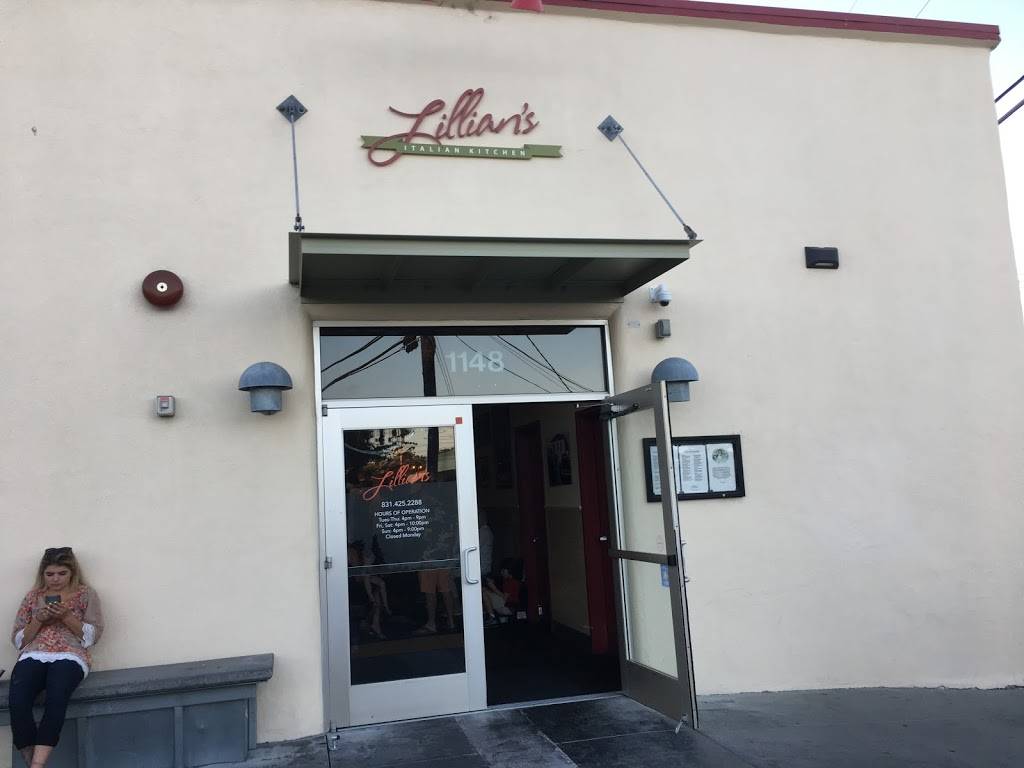 Lillians Italian Kitchen | restaurant | 1148 Soquel Ave, Santa Cruz, CA 95062, USA | 8314252288 OR +1 831-425-2288