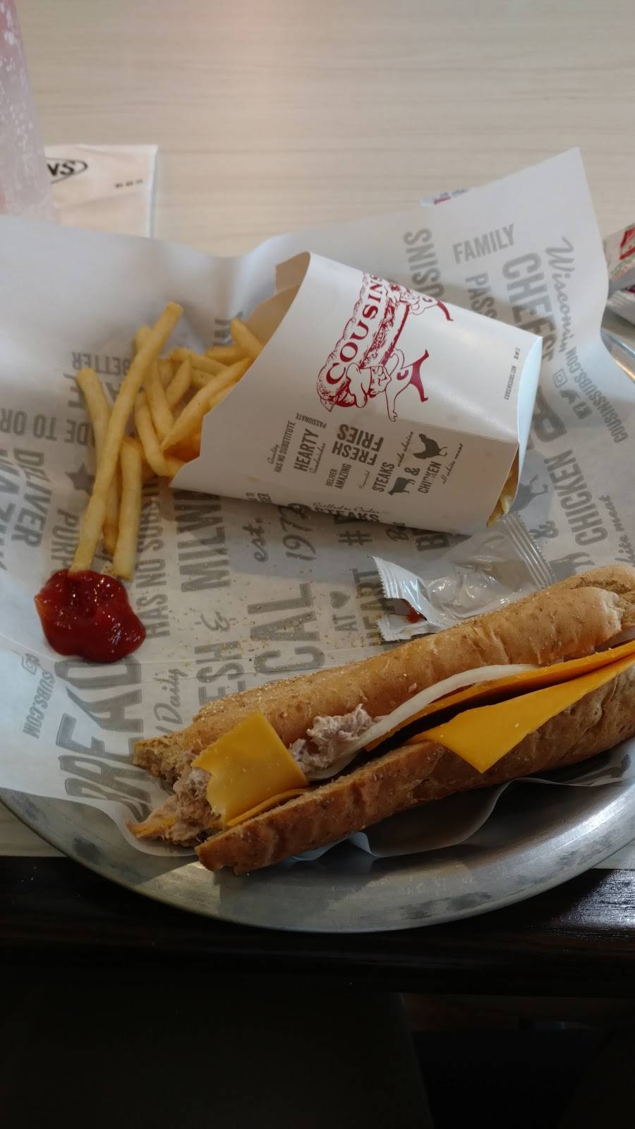 Cousins Subs | meal takeaway | 7495 W Layton Ave, Greenfield, WI 53220, USA | 4142826900 OR +1 414-282-6900