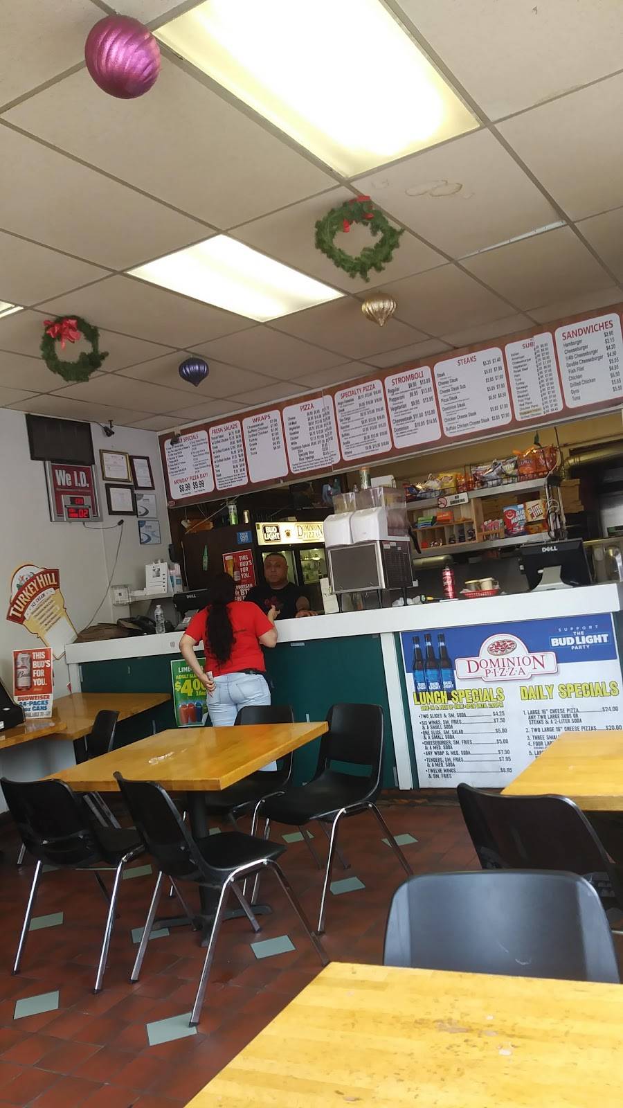 Dominion Pizza | restaurant | 308 S Queen St, Lancaster, PA 17603, USA | 7173934239 OR +1 717-393-4239