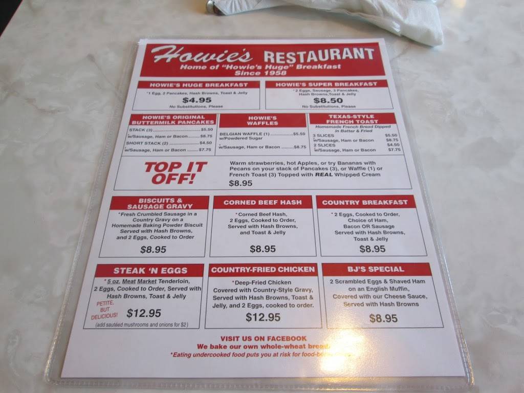 Howies Restaurant | restaurant | 230 W Munroe Ave, Wisconsin Dells, WI 53965, USA | 6082542076 OR +1 608-254-2076