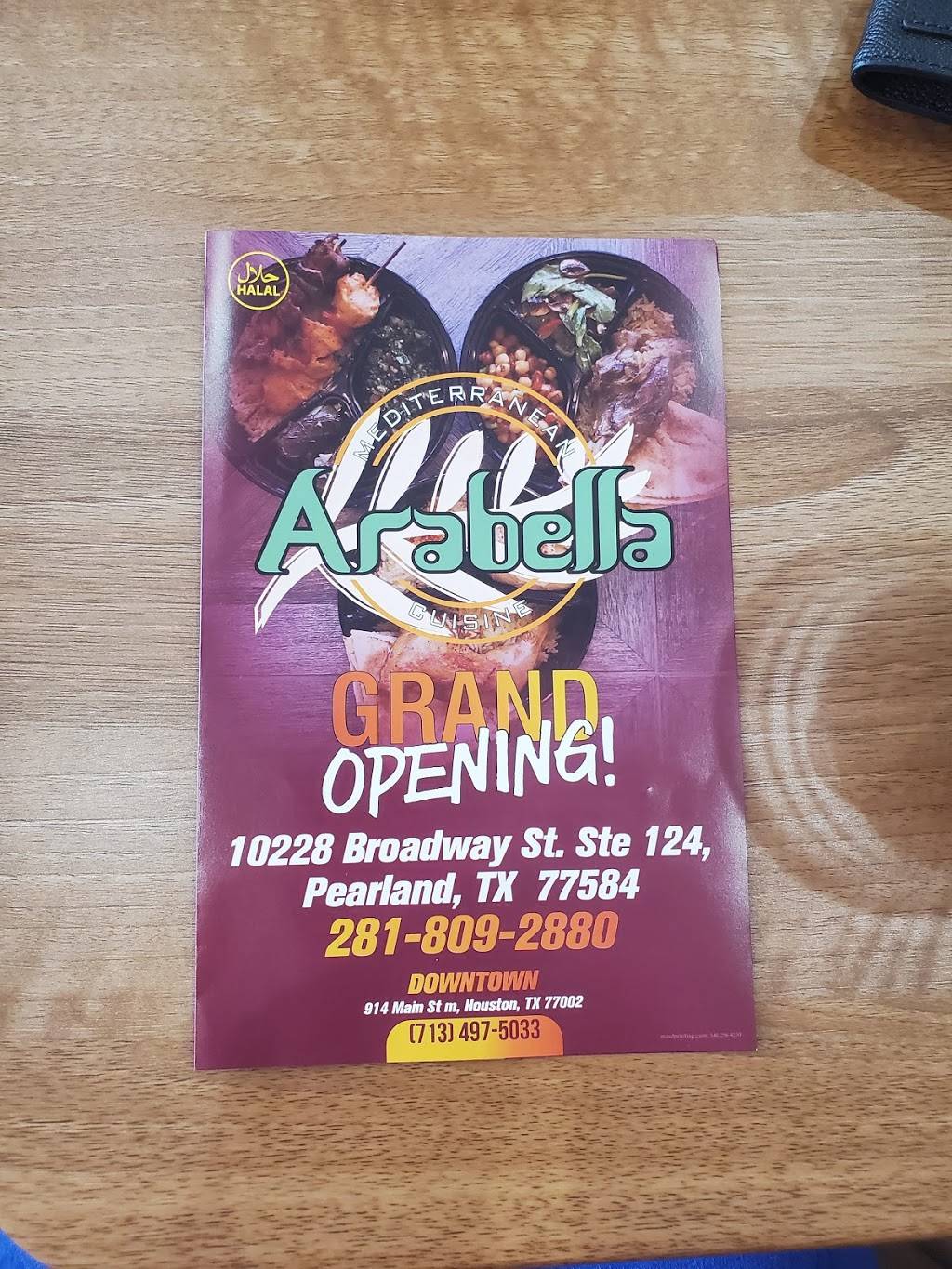 Arabella Mediterranean Cuisine | restaurant | 10228 Broadway St #124, Pearland, TX 77584, USA | 2818092880 OR +1 281-809-2880