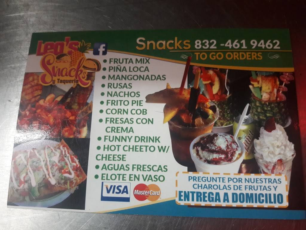 Leos Snacks | restaurant | Bacliff, TX 77518, USA | 8324619462 OR +1 832-461-9462