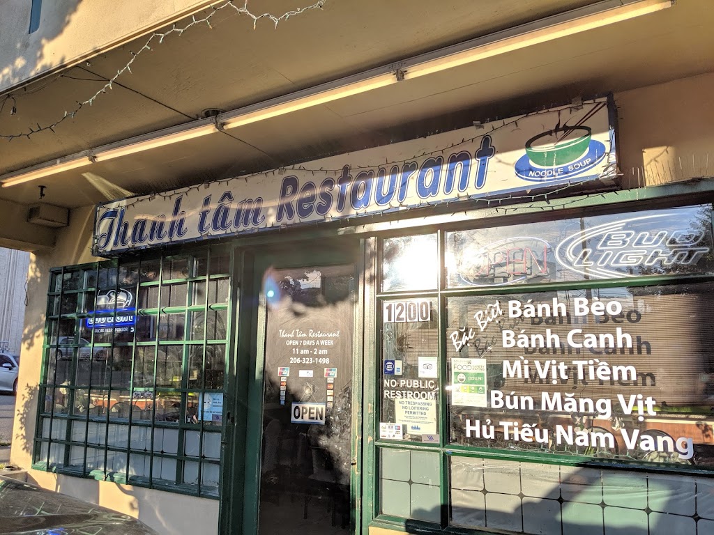 Thanh Tam Restaurant | restaurant | 1228-1208 South Main St, Seattle, WA 98144, USA | 2063231498 OR +1 206-323-1498