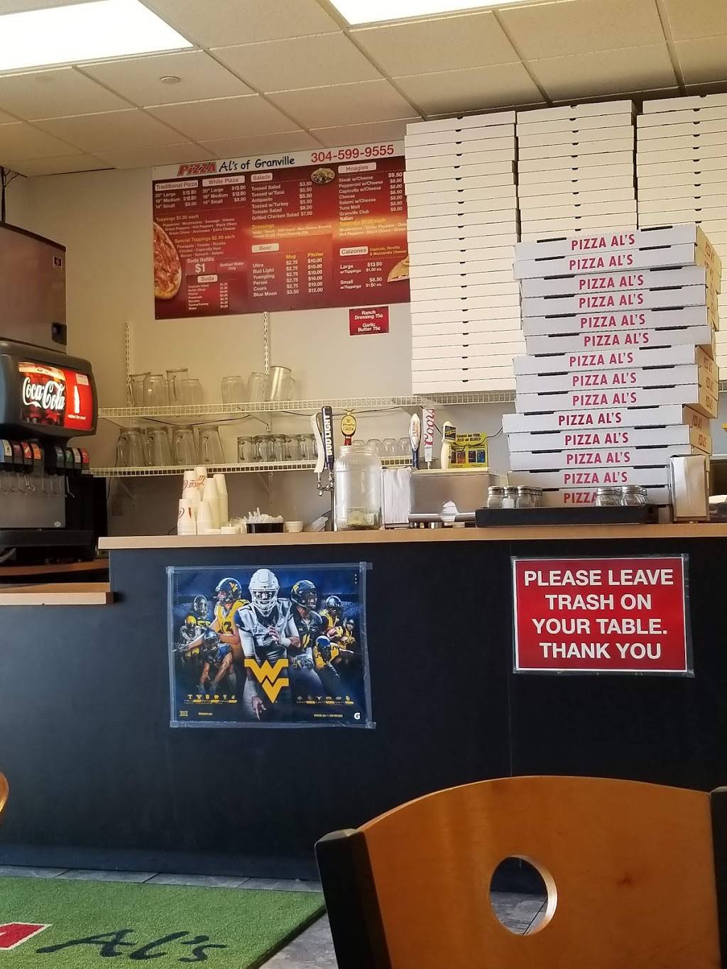 Pizza Als | restaurant | 192 Jim St, Morgantown, WV 26501, USA | 3045999555 OR +1 304-599-9555