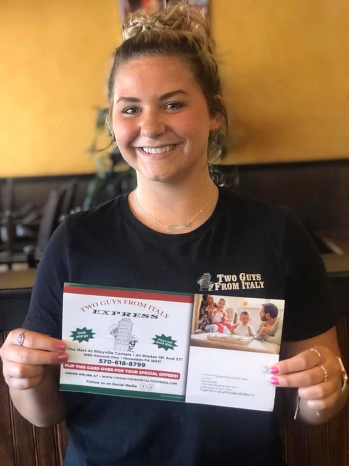 Two Guys from Italy Express Arlos | meal takeaway | 10340 PA-171, Union Dale, PA 18470, USA | 5703032524 OR +1 570-303-2524