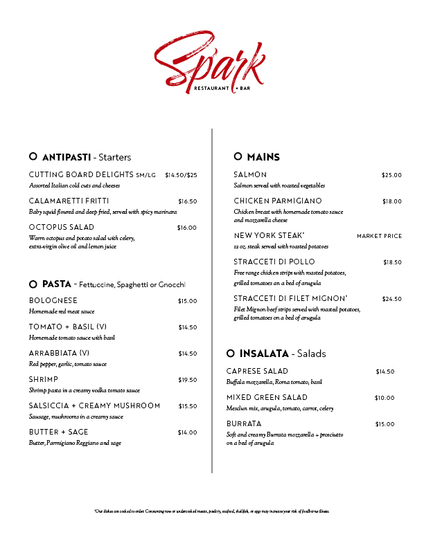 Spark Restaurant and Bar | restaurant | 4250 N Marine Dr, Chicago, IL 60613, USA | 7738570234 OR +1 773-857-0234