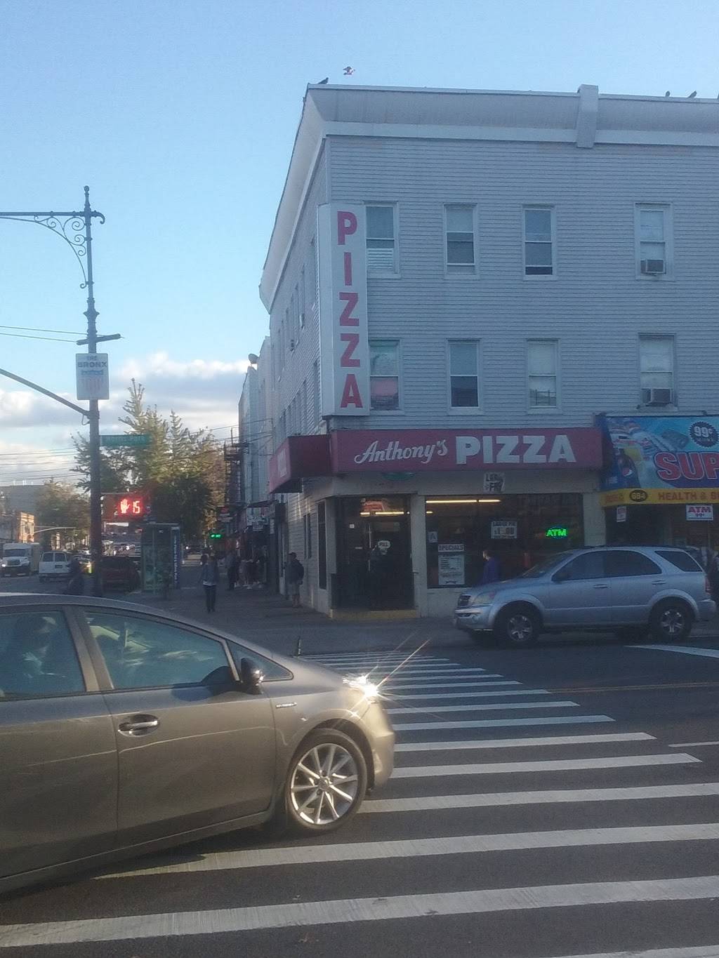 Anthonys Pizza | restaurant | 715 Morris Park Ave, Bronx, NY 10462, USA | 7187926020 OR +1 718-792-6020