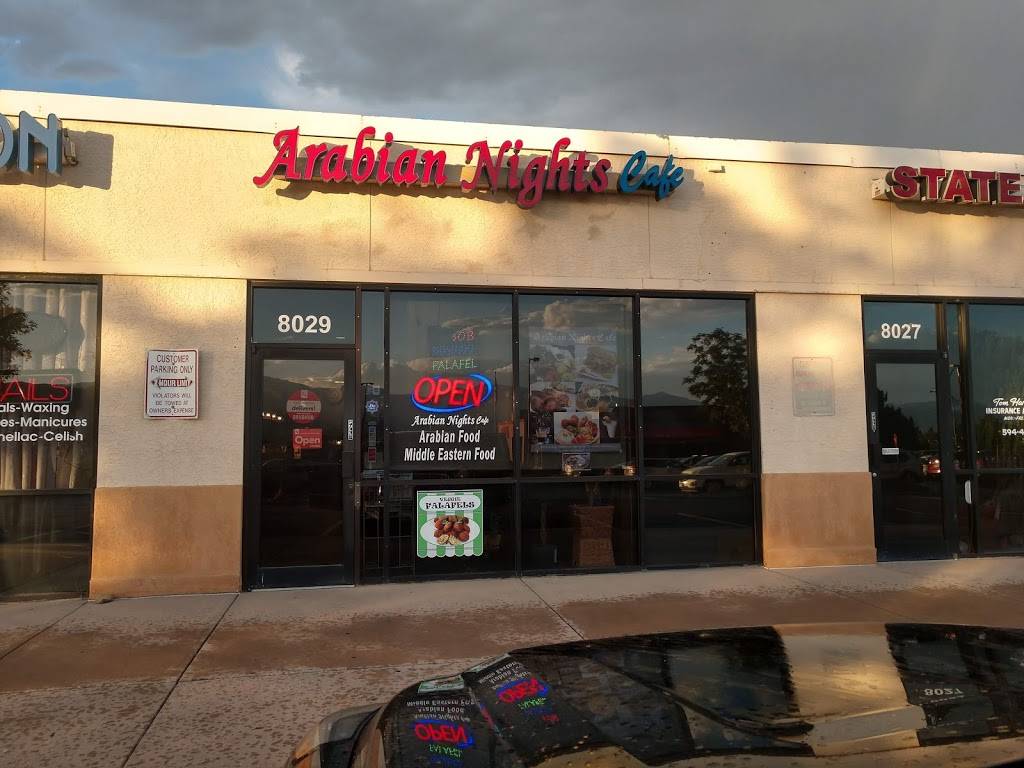 Arabian Nights Cafe | restaurant | 8029 N. Academy Blvd Colorado Springs Co, Colorado Springs, CO 80920, USA | 7192198140 OR +1 719-219-8140