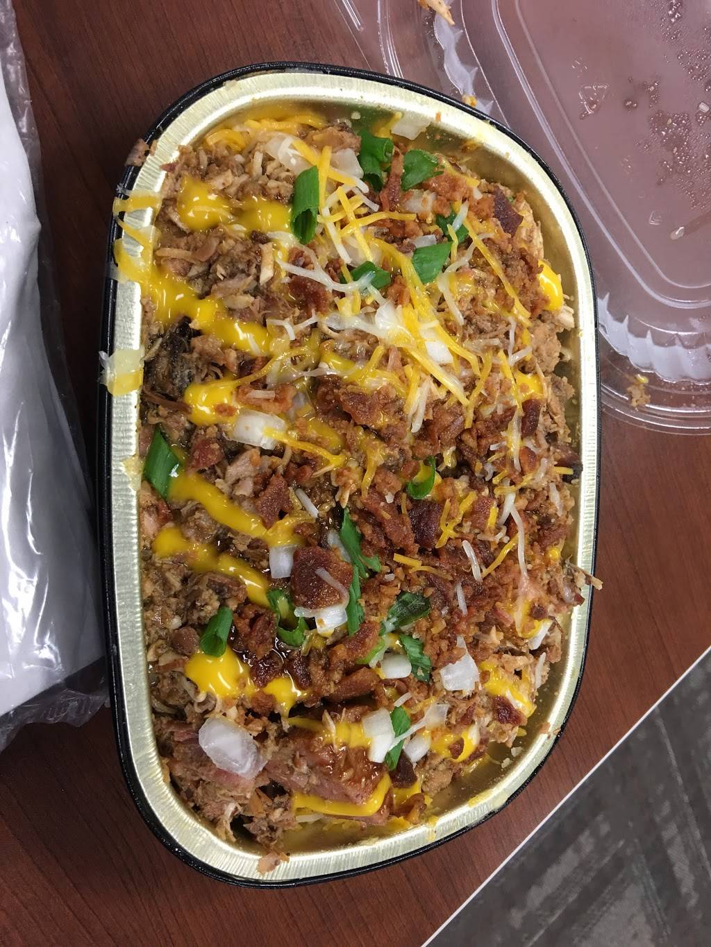 The Stuffed Baked Potato Factory | restaurant | 14708 Hiram Clarke Rd, Houston, TX 77053, USA | 2815012270 OR +1 281-501-2270