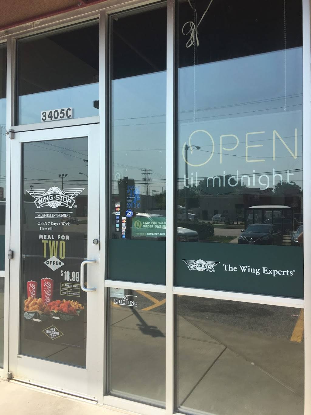 Wingstop | restaurant | 3405 Nameoki Rd c, Granite City, IL 62040, USA | 6187989800 OR +1 618-798-9800