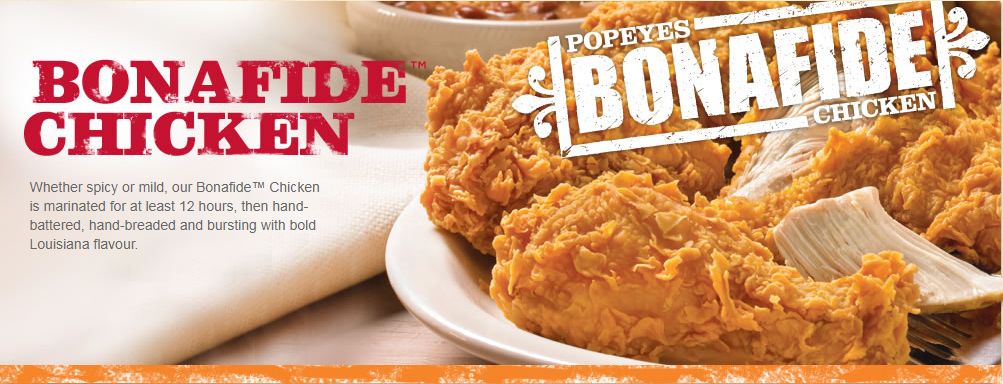 POPEYES LOUISIANA KITCHEN | restaurant | B003- 130 DAVIS DRIVE BOX# 8, Newmarket, ON L3Y 2N1, Canada | 9059532800 OR +1 905-953-2800