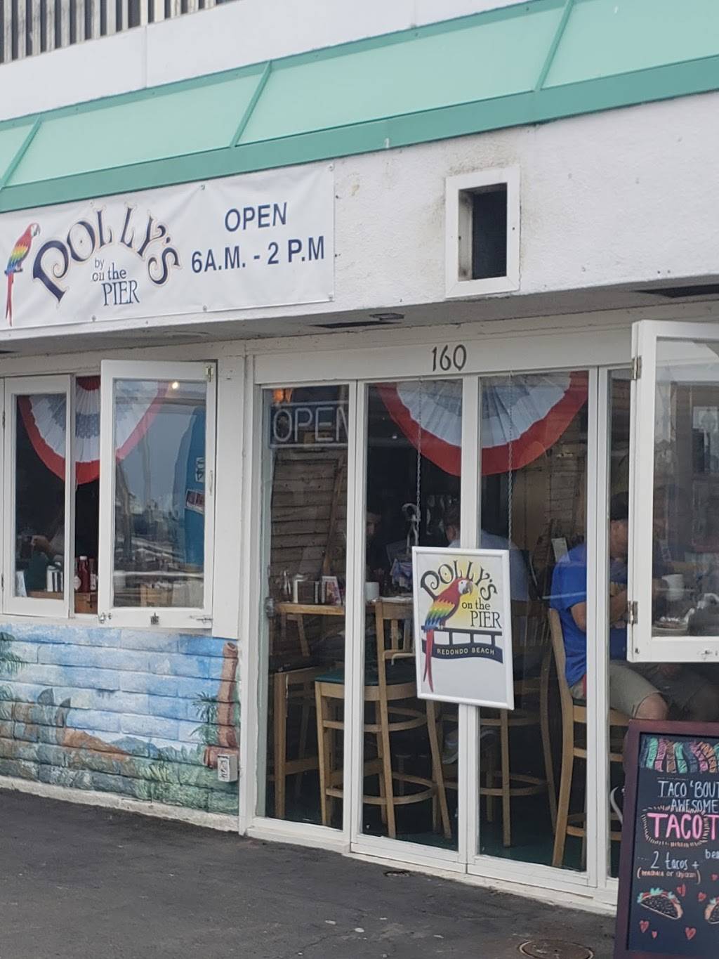 Pollys on the Pier | restaurant | 160 International Boardwalk, Redondo Beach, CA 90277, USA | 3103183736 OR +1 310-318-3736